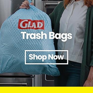 Glad ForceFlex | Tall Kitchen Drawstring Trash Bags, Food Wrap, and Storage Solutions.